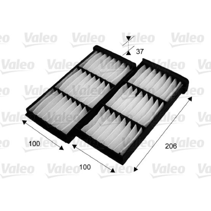 Valeo 715545 Filter, Innenraumluft ESSENTIAL