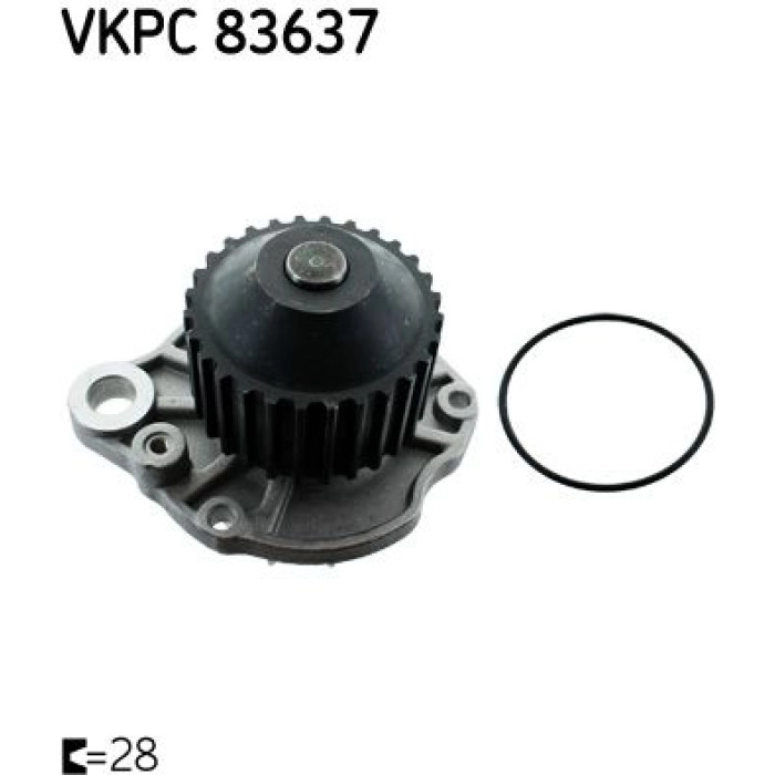 SKF VKPC 83637 Wasserpumpe SKF VKPC 83637 Wasserpumpe