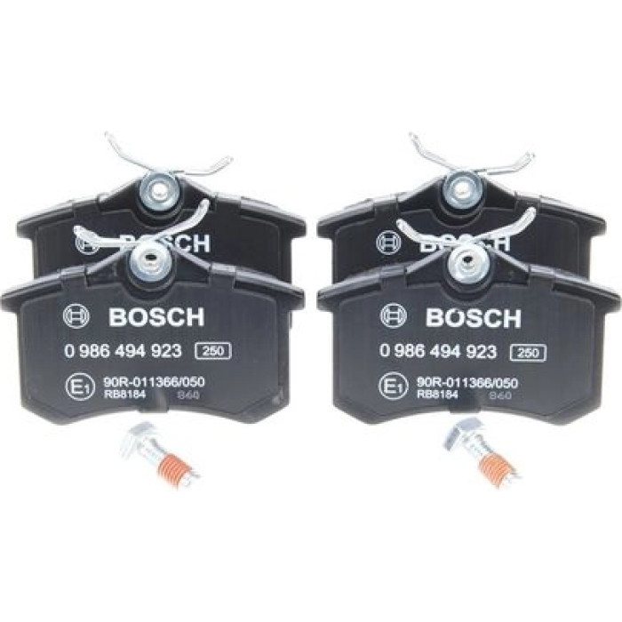 BOSCH 0 986 494 923 Bremsbelagsatz, Scheibenbremse BOSCH 0 986 494 923 Bremsbelagsatz, Scheibenbremse