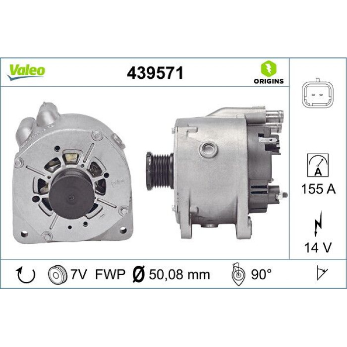 Valeo 439571 Generator ORIGINS - NEW O.E. TECHNOLOGIE Valeo 439571 Generator ORIGINS - NEW O.E. TECHNOLOGIE
