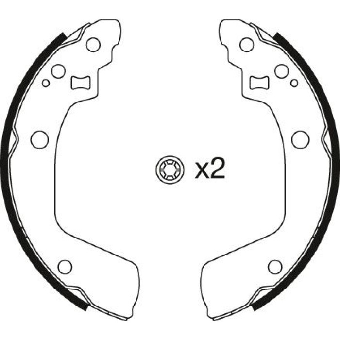 TRW GS8793 Bremsbackensatz TRW GS8793 Bremsbackensatz