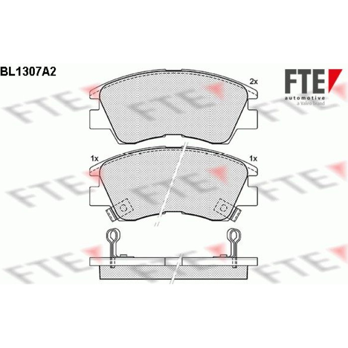 FTE 9010099 Bremsbelagsatz, Scheibenbremse FTE 9010099 Bremsbelagsatz, Scheibenbremse