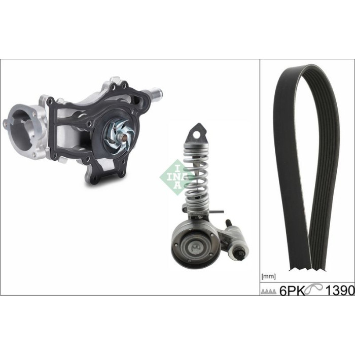 INA 529 0325 30 Wasserpumpe + Keilrippenriemensatz INA 529 0325 30 Wasserpumpe + Keilrippenriemensatz