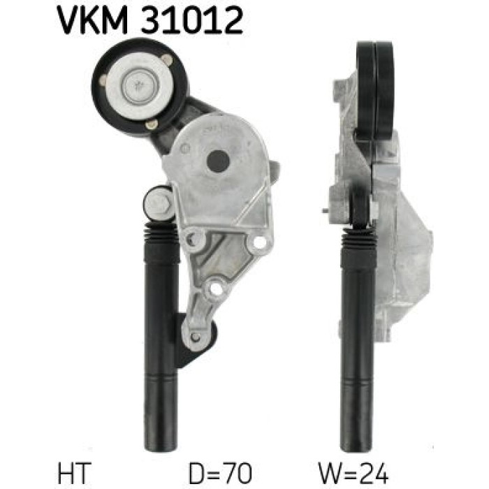 SKF VKM 31012 Spannrolle, Keilrippenriemen SKF VKM 31012 Spannrolle, Keilrippenriemen
