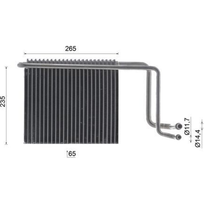 Mahle AE 65 000S Verdampfer, Klimaanlage BEHR Mahle AE 65 000S Verdampfer, Klimaanlage BEHR