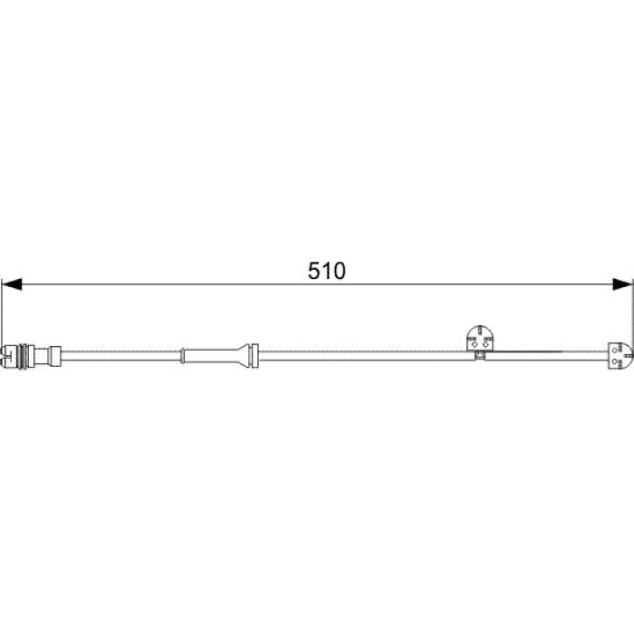 BOSCH 1 987 473 029 Warnkontakt, Bremsbelagverschleiß BOSCH 1 987 473 029 Warnkontakt, Bremsbelagverschleiß