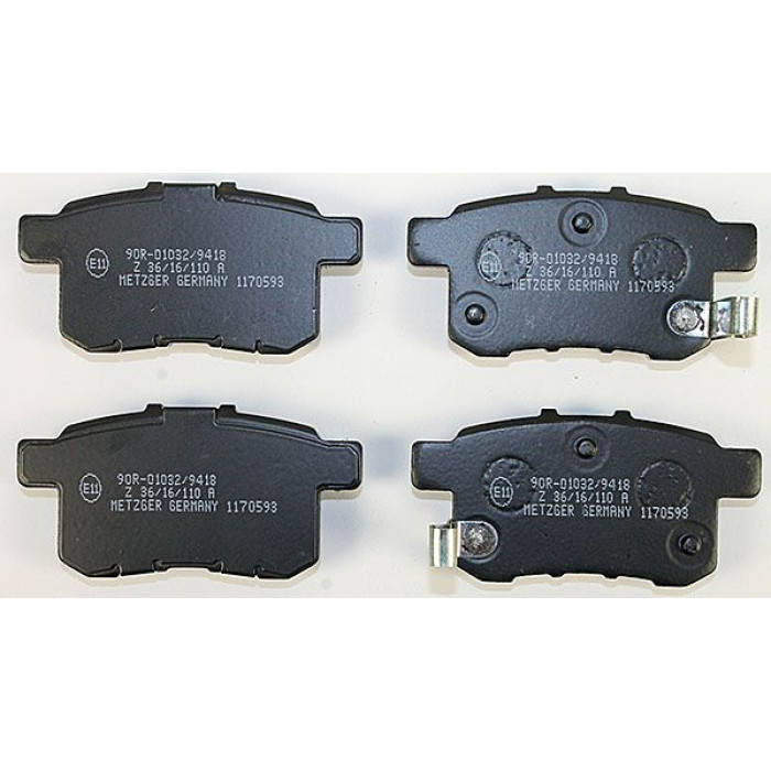 Metzger 1170593 Bremsbelagsatz, Scheibenbremse