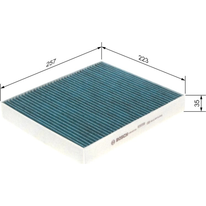 BOSCH 0 986 628 539 Innenraumfilter BOSCH 0 986 628 539 Innenraumfilter