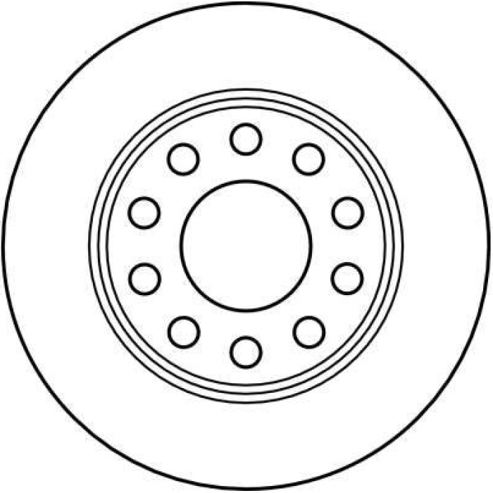TRW DF4211 Bremsscheibe TRW DF4211 Bremsscheibe
