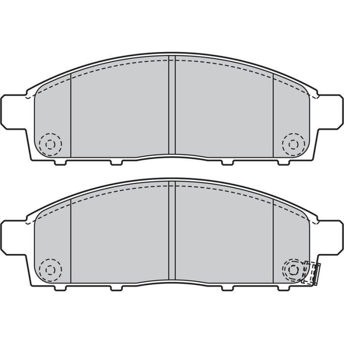 Valeo 598893 Bremsbelagsatz, Scheibenbremse