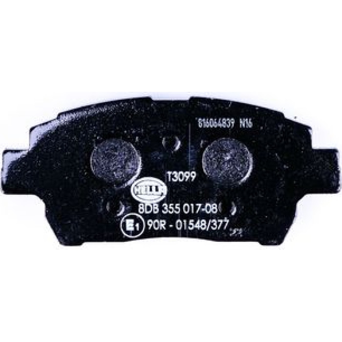 Hella 8DB 355 017-081 Bremsbelagsatz, Scheibenbremse Hella 8DB 355 017-081 Bremsbelagsatz, Scheibenbremse