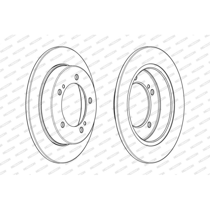 Bremsscheibe DDF2411C Bremsscheibe DDF2411C