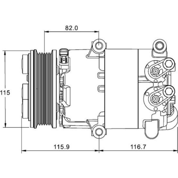 Mahle ACP 1332 000P Kompressor, Klimaanlage BEHR Premium Line Mahle ACP 1332 000P Kompressor, Klimaanlage BEHR Premium Line