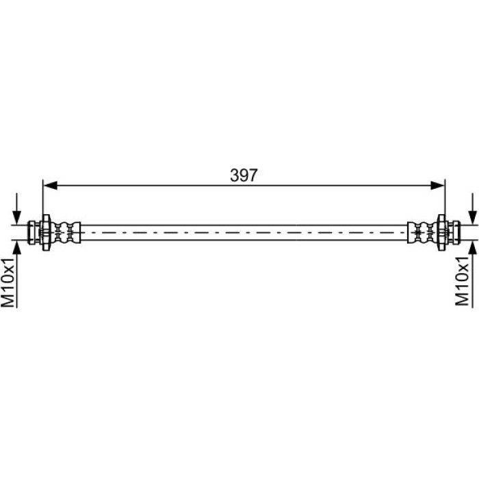 BOSCH 1 987 481 825 Bremsschlauch