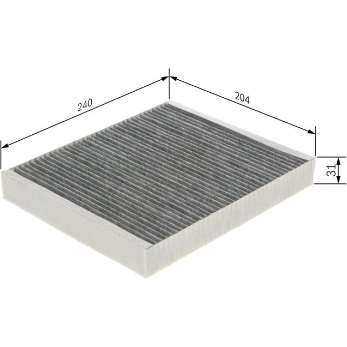 BOSCH 1 987 435 575 Innenraumfilter FILTER+pro