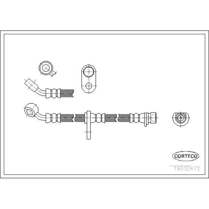 Corteco 19032472 Bremsschlauch