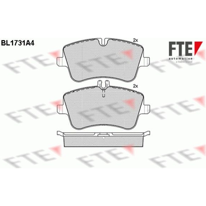 FTE 9010319 Bremsbelagsatz, Scheibenbremse FTE 9010319 Bremsbelagsatz, Scheibenbremse
