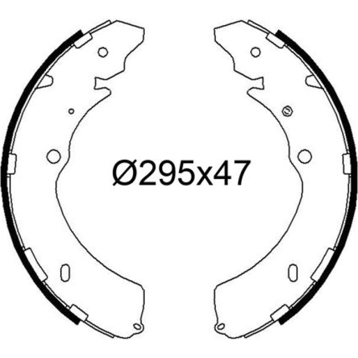 Valeo 564279 Bremsbackensatz Valeo 564279 Bremsbackensatz