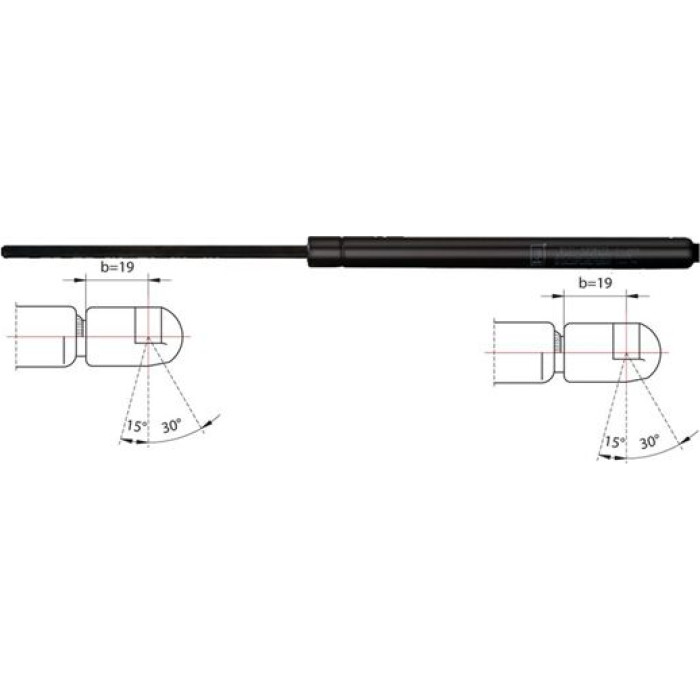 Gasfeder, Koffer-/Laderaum 2110286 Gasfeder, Koffer-/Laderaum 2110286