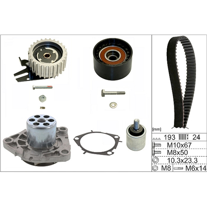 INA 530 0619 30 Wasserpumpe + Zahnriemensatz INA 530 0619 30 Wasserpumpe + Zahnriemensatz