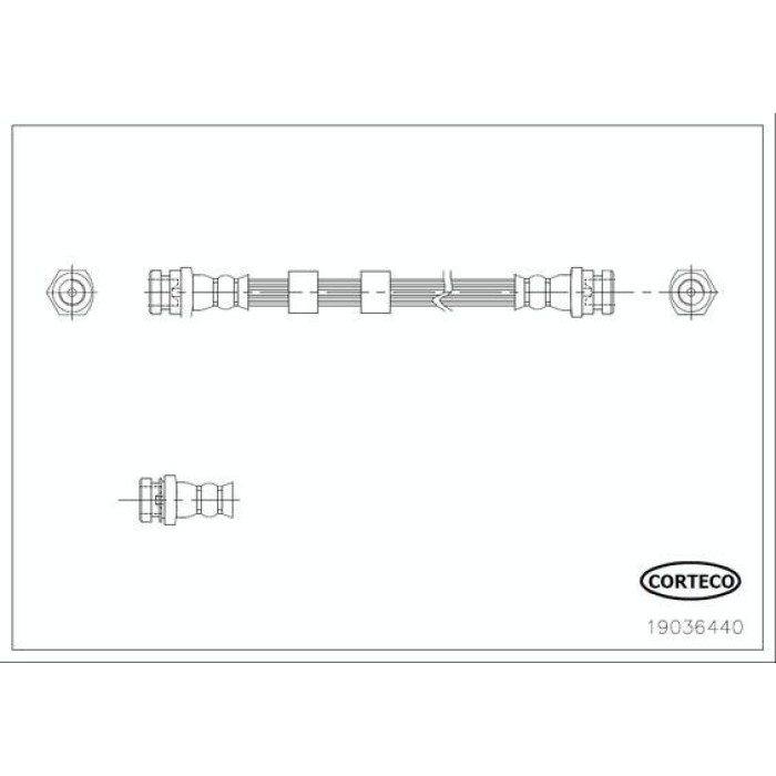 Corteco 19036440 Bremsschlauch