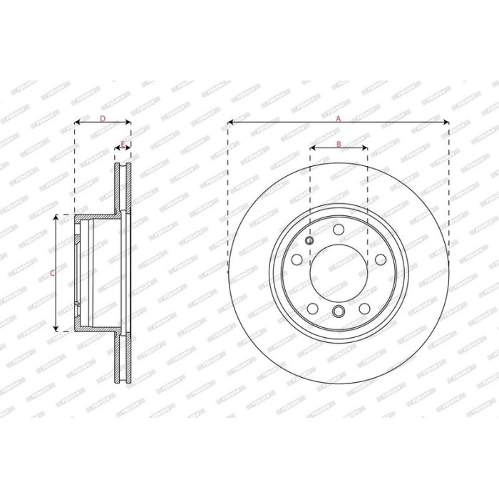 Ferodo DDF211 Bremsscheibe PREMIER