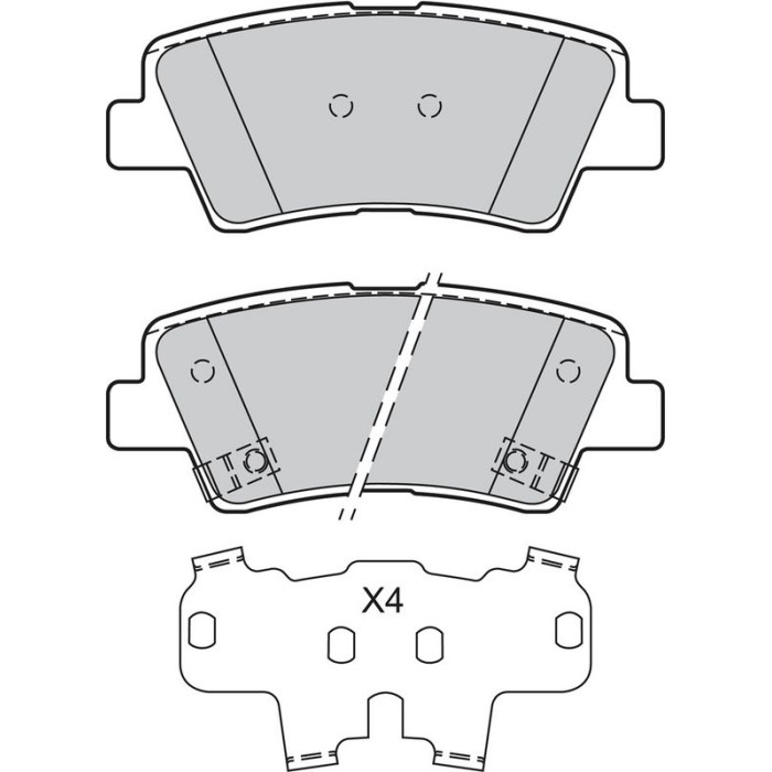 Valeo 601139 Bremsbelagsatz, Scheibenbremse Valeo 601139 Bremsbelagsatz, Scheibenbremse
