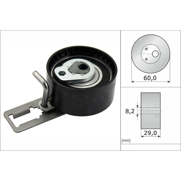 INA 531 0884 10 Spannrolle, Zahnriemen INA 531 0884 10 Spannrolle, Zahnriemen
