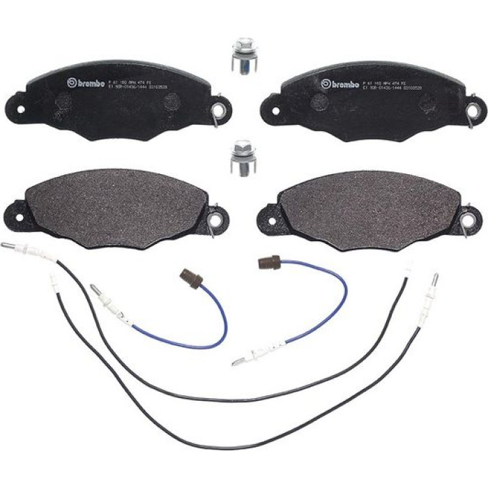Brembo P 61 102 Bremsbelagsatz, Scheibenbremse PRIME LINE Brembo P 61 102 Bremsbelagsatz, Scheibenbremse PRIME LINE