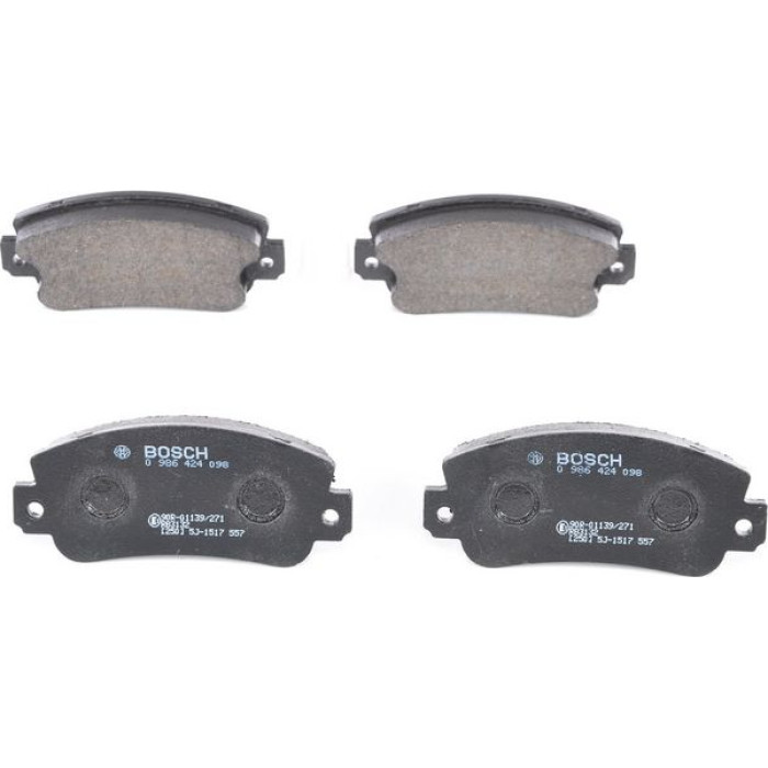 BOSCH 0 986 424 098 Bremsbelagsatz, Scheibenbremse BOSCH 0 986 424 098 Bremsbelagsatz, Scheibenbremse