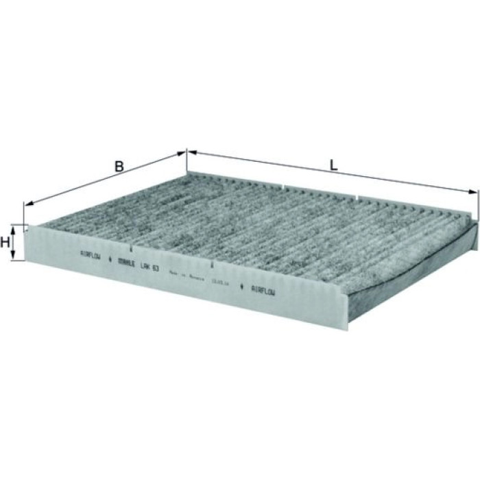 Knecht LAK 63 Filter, Innenraumluft Knecht LAK 63 Filter, Innenraumluft