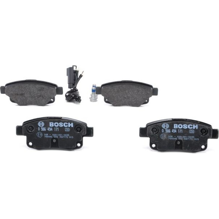 BOSCH 0 986 494 171 Bremsbelagsatz, Scheibenbremse BOSCH 0 986 494 171 Bremsbelagsatz, Scheibenbremse