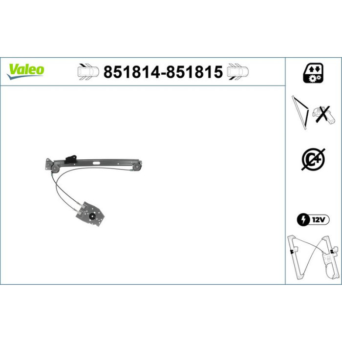 Valeo 851815 Fensterheber Valeo 851815 Fensterheber