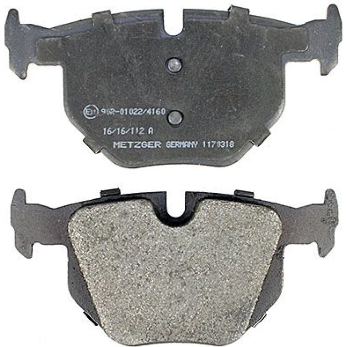Metzger 1170318 Bremsbelagsatz, Scheibenbremse Metzger 1170318 Bremsbelagsatz, Scheibenbremse