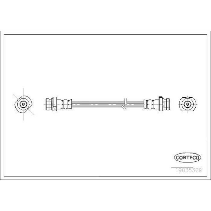 Corteco 19035329 Bremsschlauch