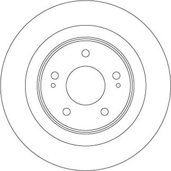 TRW DF6598 Bremsscheibe TRW DF6598 Bremsscheibe