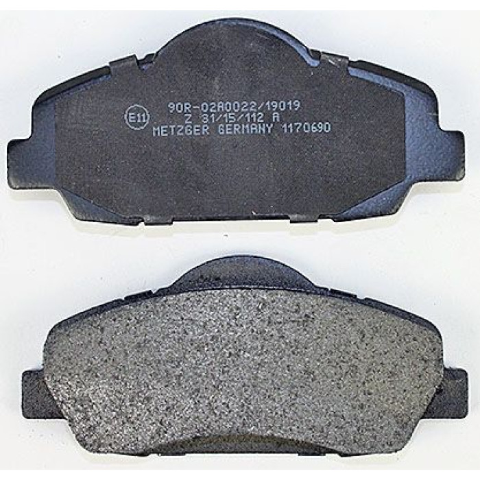 Metzger 1170690 Bremsbelagsatz, Scheibenbremse Metzger 1170690 Bremsbelagsatz, Scheibenbremse