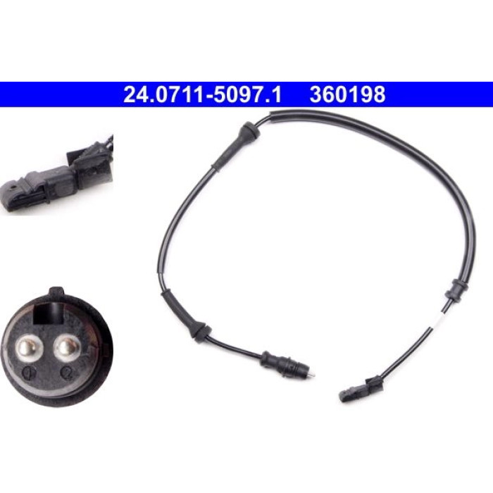 ATE 24.0711-5097.1 Sensor, Raddrehzahl ATE 24.0711-5097.1 Sensor, Raddrehzahl