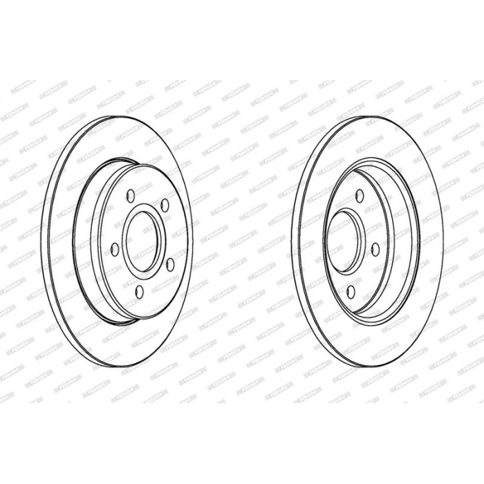 Ferodo DDF1226C Bremsscheibe PREMIER Coat+ disc
