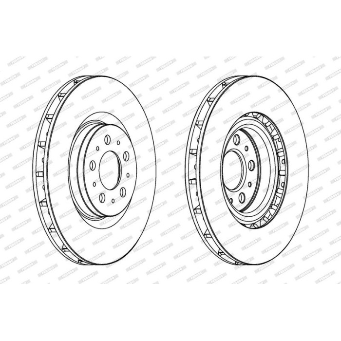 Ferodo DDF1682C-1 Bremsscheibe PREMIER Ferodo DDF1682C-1 Bremsscheibe PREMIER