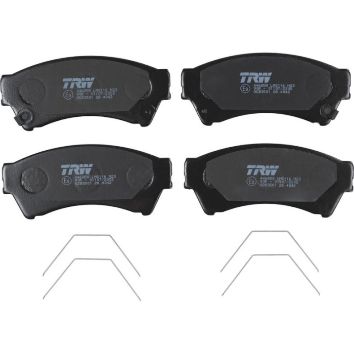 TRW GDB3501 Bremsbelagsatz, Scheibenbremse COTEC TRW GDB3501 Bremsbelagsatz, Scheibenbremse COTEC