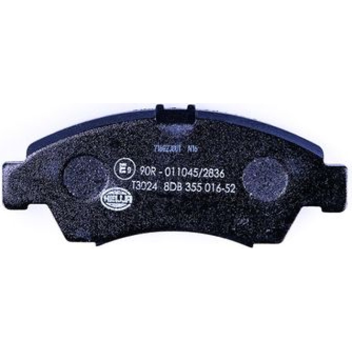 Hella 8DB 355 016-521 Bremsbelagsatz, Scheibenbremse Hella 8DB 355 016-521 Bremsbelagsatz, Scheibenbremse