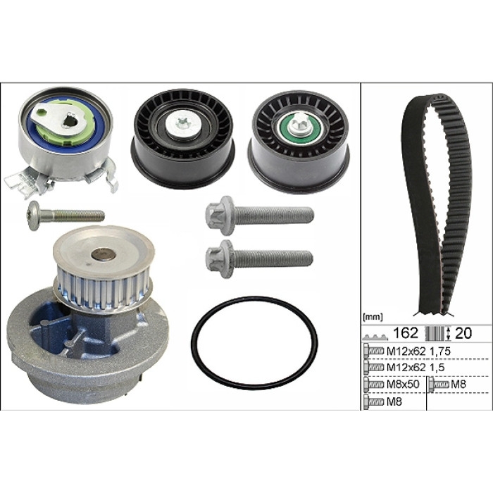 INA 530 0441 32 Wasserpumpe + Zahnriemensatz INA 530 0441 32 Wasserpumpe + Zahnriemensatz