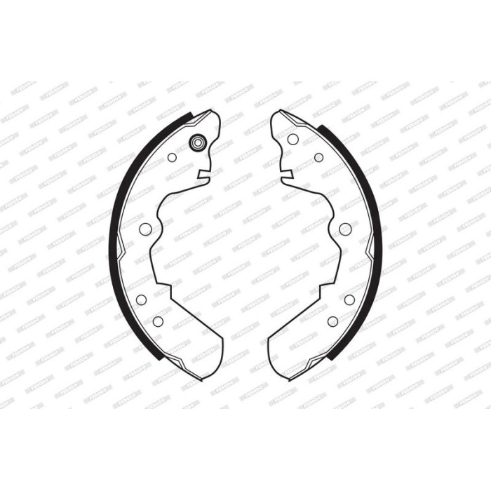Ferodo FSB257 Bremsbackensatz PREMIER Ferodo FSB257 Bremsbackensatz PREMIER