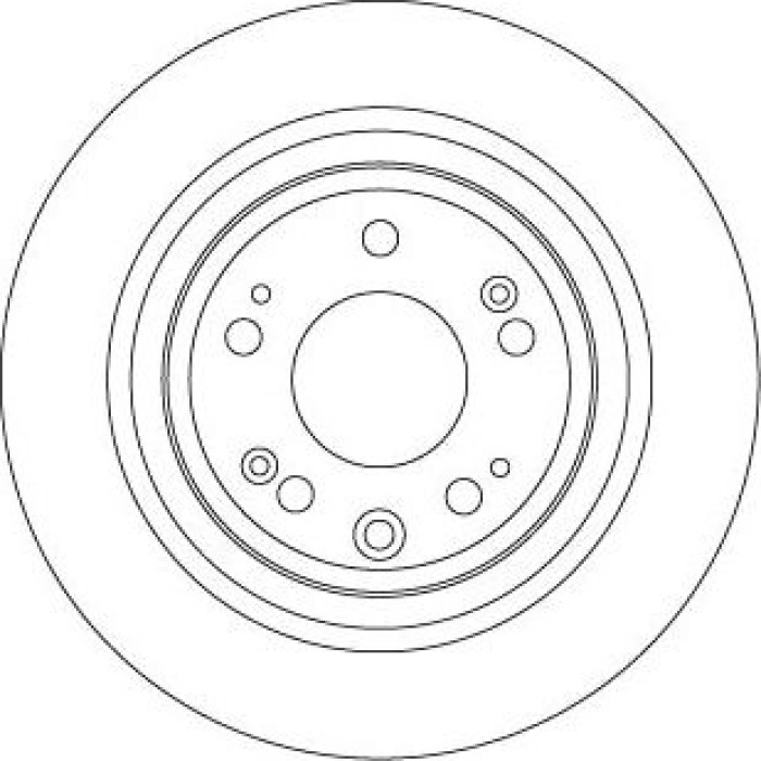 TRW DF6678 Bremsscheibe TRW DF6678 Bremsscheibe