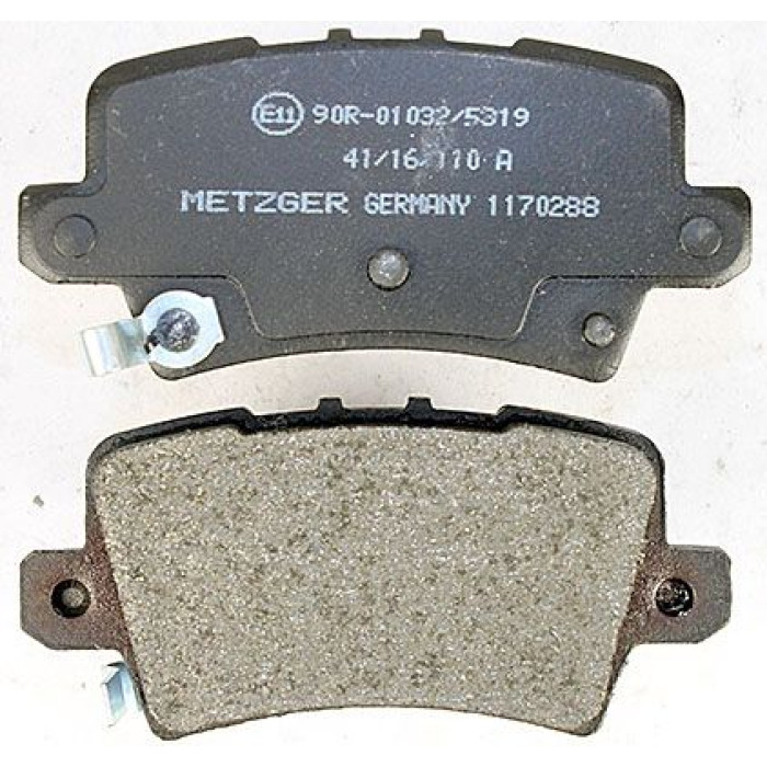 Metzger 1170288 Bremsbelagsatz, Scheibenbremse Metzger 1170288 Bremsbelagsatz, Scheibenbremse