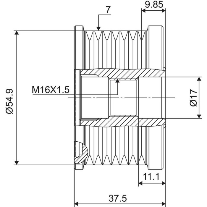 Generatorfreilauf 588135 Generatorfreilauf 588135