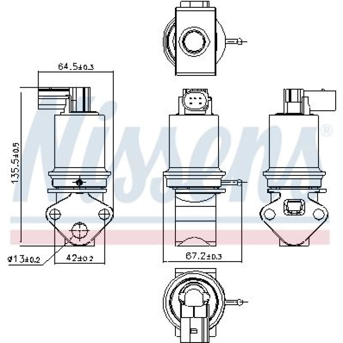 Nissens 98202 AGR-Ventil FIRST FIT