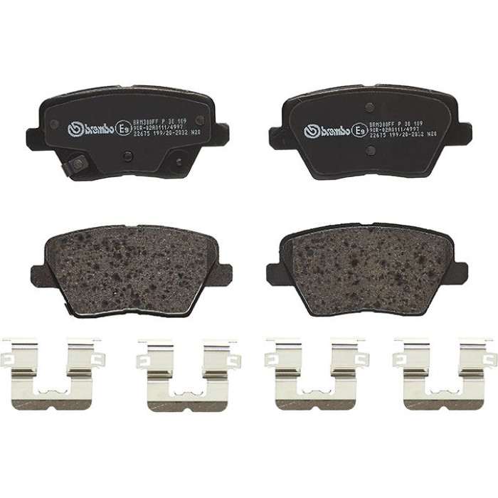 Brembo P 30 109 Bremsbelagsatz, Scheibenbremse PRIME LINE Brembo P 30 109 Bremsbelagsatz, Scheibenbremse PRIME LINE