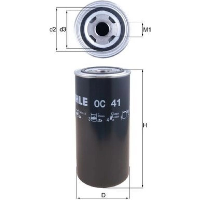 Knecht OC 41 Ölfilter Knecht OC 41 Ölfilter